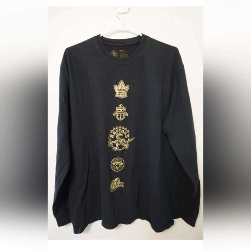 TORONTO FC Raptors Drake OVO Blue Jays Maple Leafs Argos Long sleeve Shirt - LRG